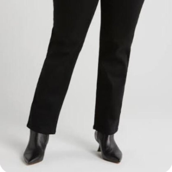 Wit & Wisdom • Sawyer Mid-Rise Straight Leg Jeans • Women’s 10 • Black - Picture 10 of 11